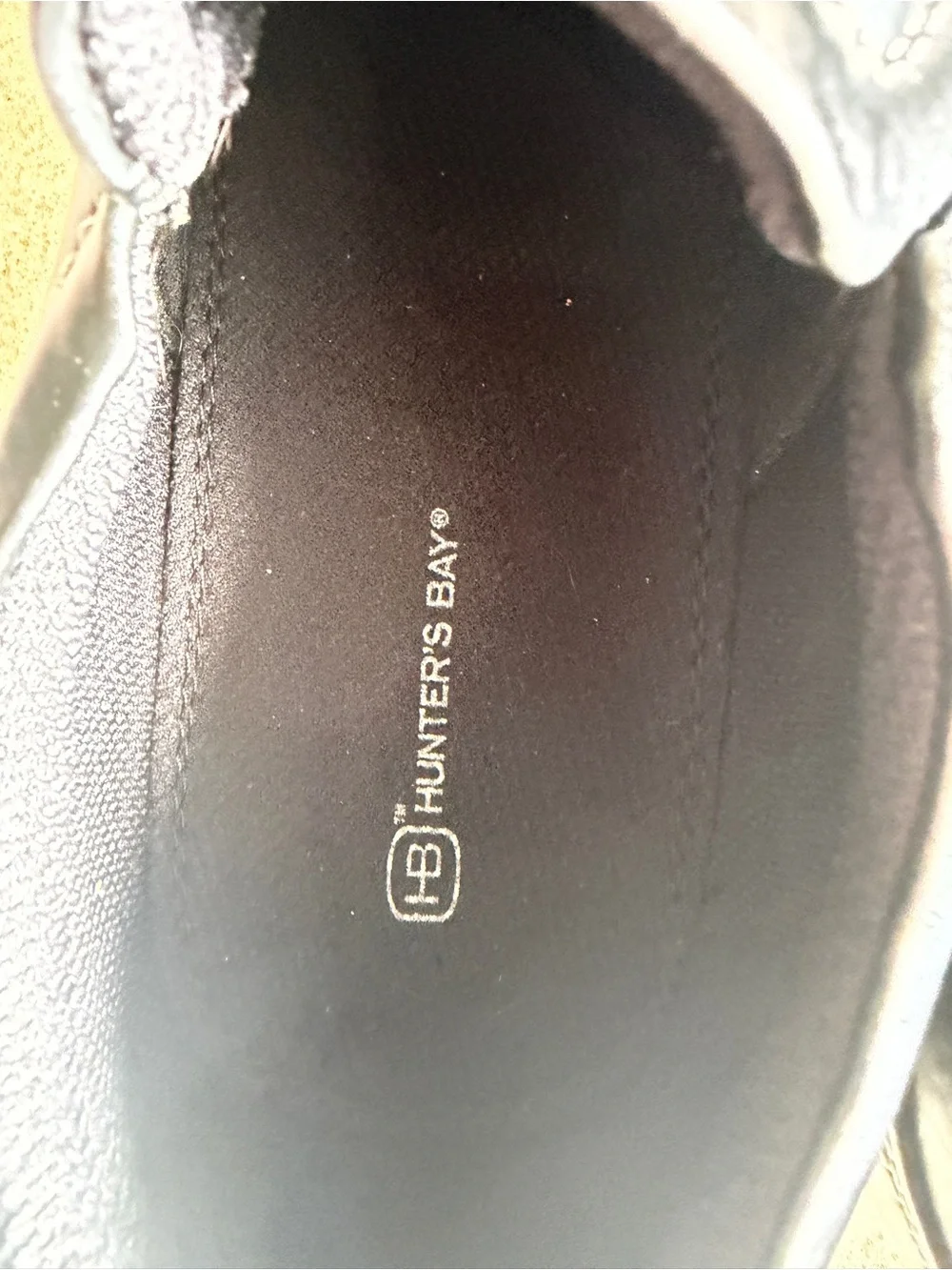 Men's Black Slip-On Leather Loafers - size 12 W
